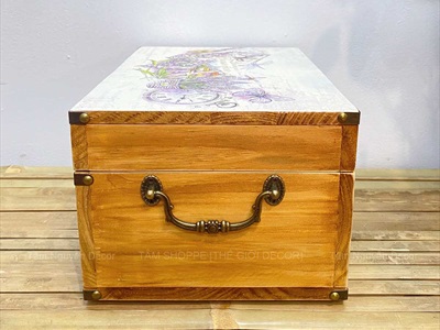 Rương gỗ phong cách cổ điển [06 Kiểu] KT30x20x15cm RUONG-GO-03